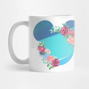 Toothpaste Wall Floral Mouse Mug